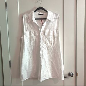 Zara White Eyelet Romper